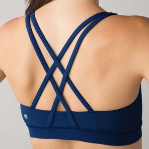Lululemon Energy Navy Sports Bra / size 6